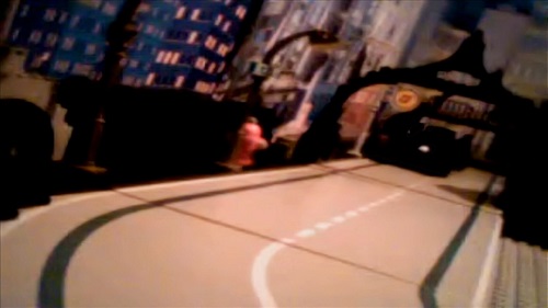 Batmobile on a Gotham City Street